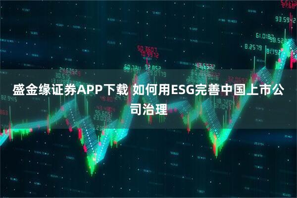 盛金缘证券APP下载 如何用ESG完善中国上市公司治理